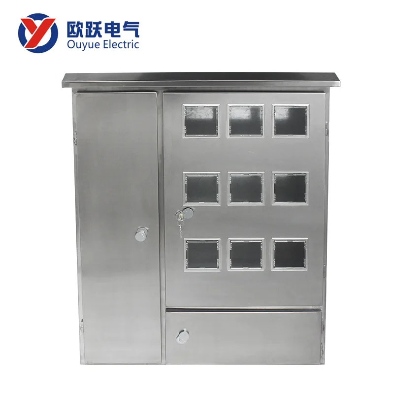 Stainless Steel Outdoor Rainproof Listrik Meter Box